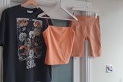 3 x Pieces - Bershka SOUL top, vest and shorts Sz 10 UK
