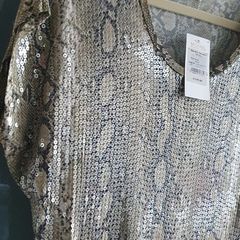 Michael Kors python sequins tunic / dress Sz XS (Fit 8 -10 UK) - Bnwt 195 Euro