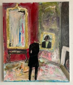 Original Figurative Painting Dublin The Picture of Dorian Gray by Oscar Wilde Inspired Original Painting