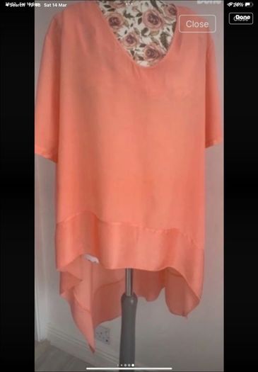 tunic Bnwt short sleeve tunic top asymmetrical freesize  14/16