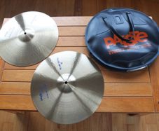 Paiste 602 Marching Cymbals, 16 inch With Bag.