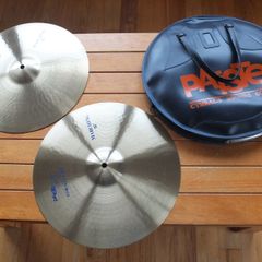 Paiste 602 Marching Cymbals, 16 inch With Bag.