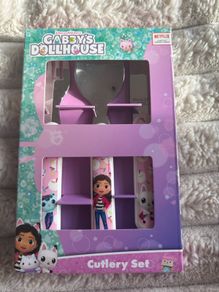 Gabby's Dollhouse Kids Cutlery Set - Brand New in Box