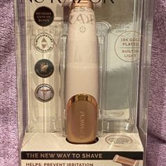 Finishing Touch Flawless Nu Razor Rechargeable 18k Gold Plated Electric Dry Shaver BNIB