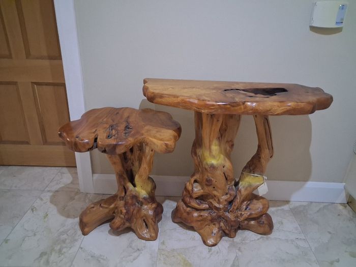 Bog oak table