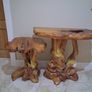 Bog oak table Image 7