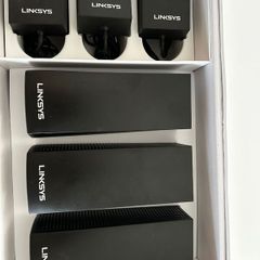 Linksys Velop AC6600 Tri-Band Whole Home Mesh WiFi System (3-Pack, Black) - Boxed