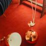 Copper ball pendant ceiling light x2 Image 10