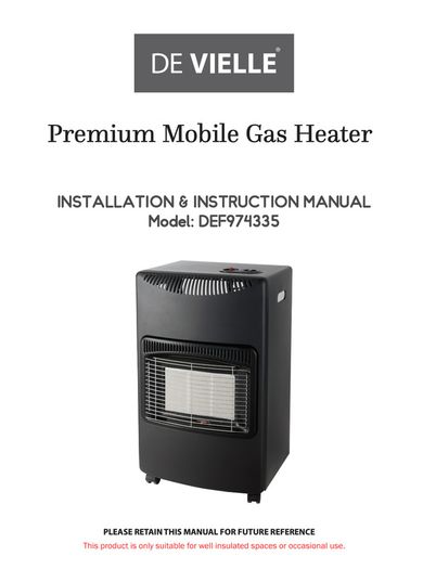 Gas Heater + Calor Gas Cylinder