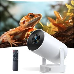 Mini Projector 1080P FHD 4K Supported, Portable Projector with Android 11 OS, WiFi 6 & Bluetooth 5.0, 300 ANSI Lumens, Auto Vertical Keystone, HiFi Speaker for Home Entertainment