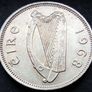[#85..] - Ireland 1968 | Irish Shilling | 1s | Bull | KM.14a | UNC Image 2