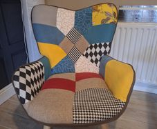 Kacy Upholstered Linen Armchair