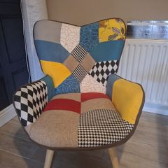 Kacy Upholstered Linen Armchair