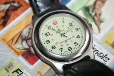 Mens Ricardo Military Style Easy Read Quartz Watch with Illuminous Dial
