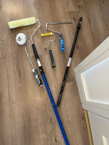 Section of Paint Rollers and Extension Poles