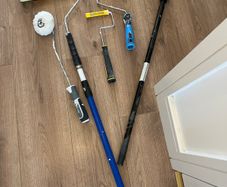 Section of Paint Rollers and Extension Poles