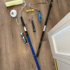 Section of Paint Rollers and Extension Poles