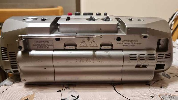 From 2001  Sony CFS-B21L, working only as radio, cassette deck broken, no motor.