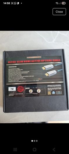 Ultra Slim Active Optical HDMI Cable 7m