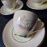 Vintage Arklow "SWANLAKE" Yellow Coffee Cups x 3 Image 2