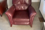 leather recliner armchair
