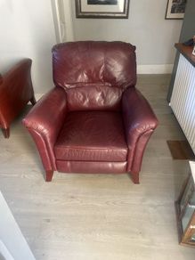leather recliner armchair
