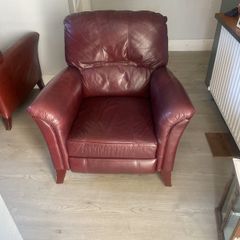 leather recliner armchair