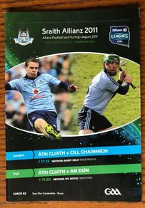 GAA 2011 - Dublin v Down - Football League - Dublin v Kilkenny - Hurling League Programme