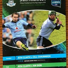 GAA 2011 - Dublin v Down - Football League - Dublin v Kilkenny - Hurling League Programme
