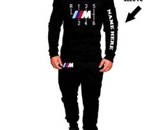 Personalised BMW M sports m power Shifter Fit Hoodie Men Sports Set bmw Hoodie + trousers bmw