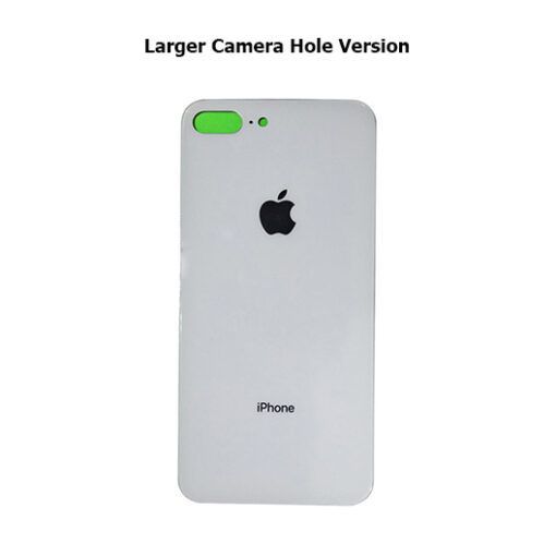 iPhone 8 Plus Replacement Back Glass Door Cover with Adhesive White