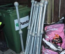 14 galvanised posts