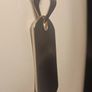 Sterling Silver Solid Dog Tag and Chain Image 3