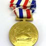 Vintage Gilded Bronze French Railway Honor Medal Image 7