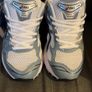 ASICS Grey White Silver Trainers Sneakers Size 42 Image 5