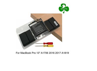 Replacement Battery For Apple MacBook Pro 13 A1706 2016 2017 A1819 4314mAh New