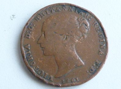 Jersey Victorian halfpenny