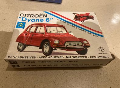 Citroen Dyane 6 model kit 1/48 CGGC