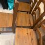 4 x Lovely Sturdy Wooden Kitchen Dining Chairs - Can Deliver Image 2