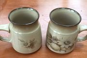 Vintage Pair of Memories Range Denby Mugs(slightly damaged)