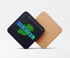 AERTEL Teletext Screen Coaster