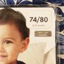 Baby boy long sleeve bodysuits 2 suits 100% cotton  & bibs 2pack  6-12 months  100% cotton Image 2