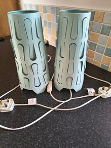 pair of Ikea lamps