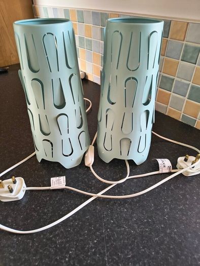 pair of Ikea lamps