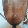 historical bronze golfing trophy Image 2