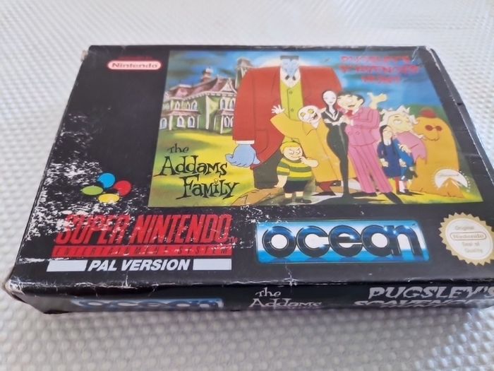 The Addams Family Pugsley s Scavenger Hunt Snes Super Nintendo Arcade Retro Games Original