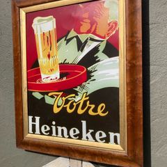 Heineken tin sign Large