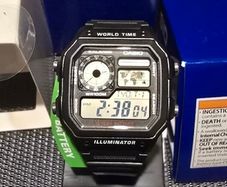 Casio AE1200WH-1AV "Royale" World Timer Digital Sports Watch New