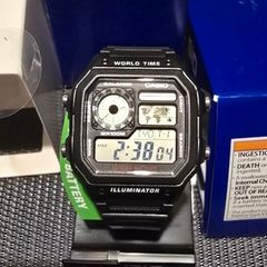 Casio AE1200WH-1AV "Royale" World Timer Digital Sports Watch New