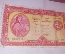 Old irish pound note